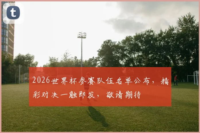 2026世界杯参赛队伍名单公布，精彩对决一触即发，敬请期待